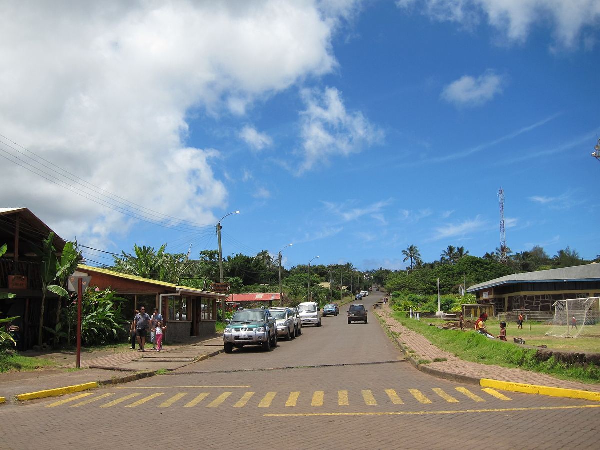 Centro de Hanga Roa, Rapa Nui